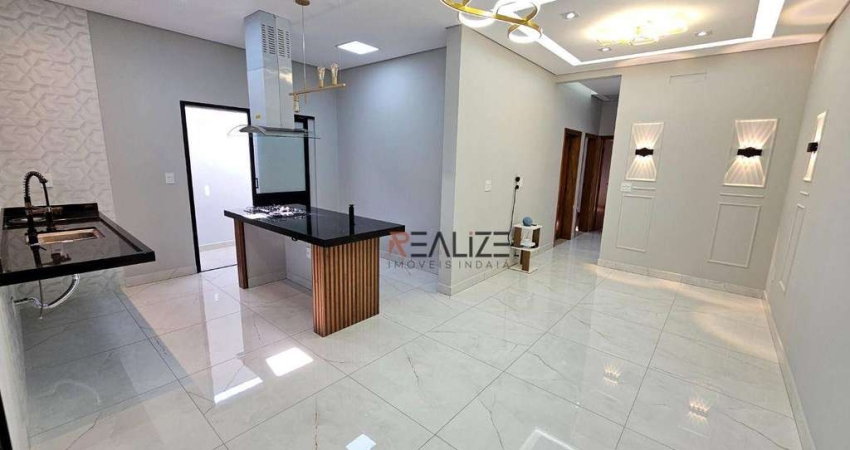 Casa moderna com 3 dormitórios à venda, 97 m² por R$ 749.000 - Jardim Monte Carlo - Indaiatuba/SP