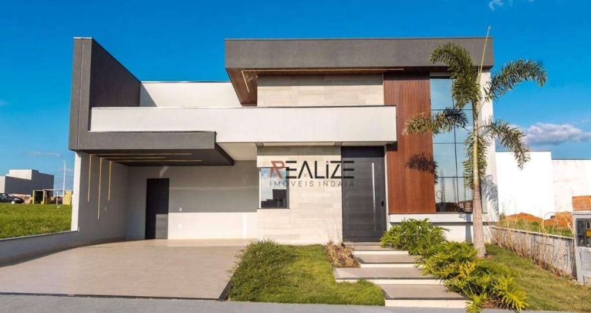 Casa moderna com 3 suítes e escritório à venda, por R$ 2.100.000 - Condomínio Próximo Parque Ecológico de Indaiatuba/SP
