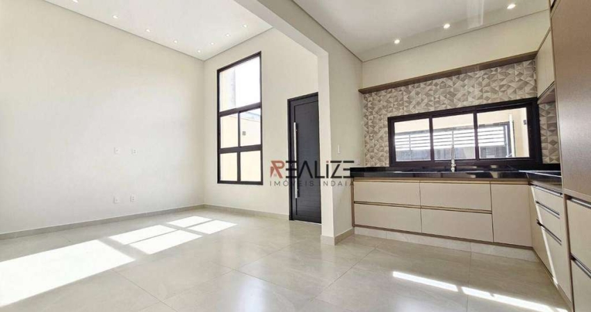 Casa moderna com 3 dormitórios à venda, 105 m² por R$ 720.000 - Jardim Bom Sucesso - Indaiatuba/SP
