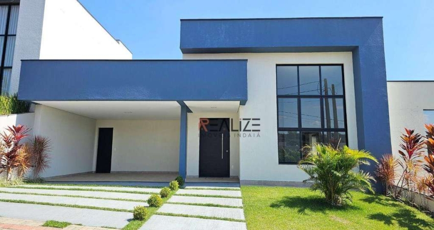 Casa moderna em condomínio com 3 dormitórios à venda, por R$ 1.380.000 - Indaiatuba Interior SP