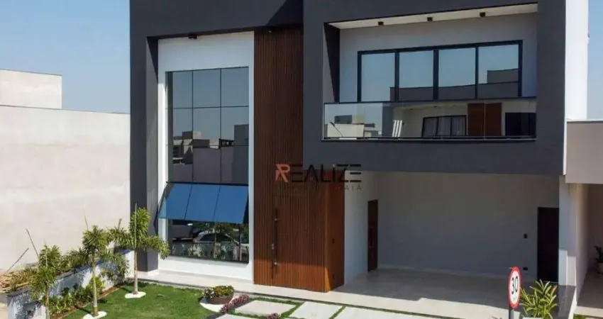 Sobrado com 3 suítes e escritório à venda, 295 m² por R$ 2.600.000 - Condomínio Dona Maria José - Indaiatuba/SP