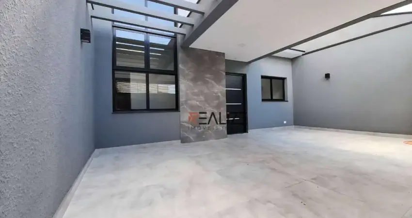 Casa moderna com 3 dormitórios à venda, 105 m² por R$ 764.000 - Jardim Residencial Veneza - Indaiatuba/SP