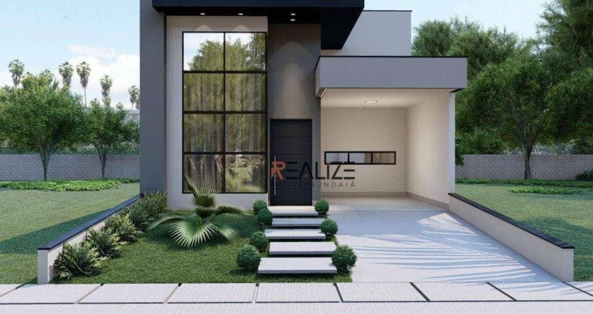 Casa com 3 suítes e piscina à venda, 155 m² por R$ 1.420.000 - Condomínio Jardim Brescia - Indaiatuba/SP