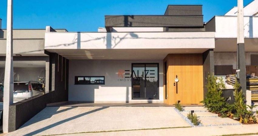 Casa moderna com 3 dormitórios à venda, 133 m² por R$ 1.230.000 - Condomínio Park Gran Reserve - Indaiatuba/SP