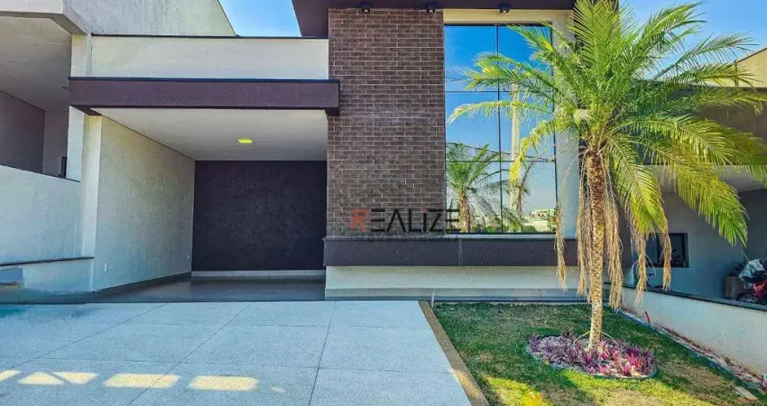 Casa nova e moderna com 3 dormitórios à venda, por R$ 1.230.000 - Condomínio Park Gran Reserve - Indaiatuba/SP