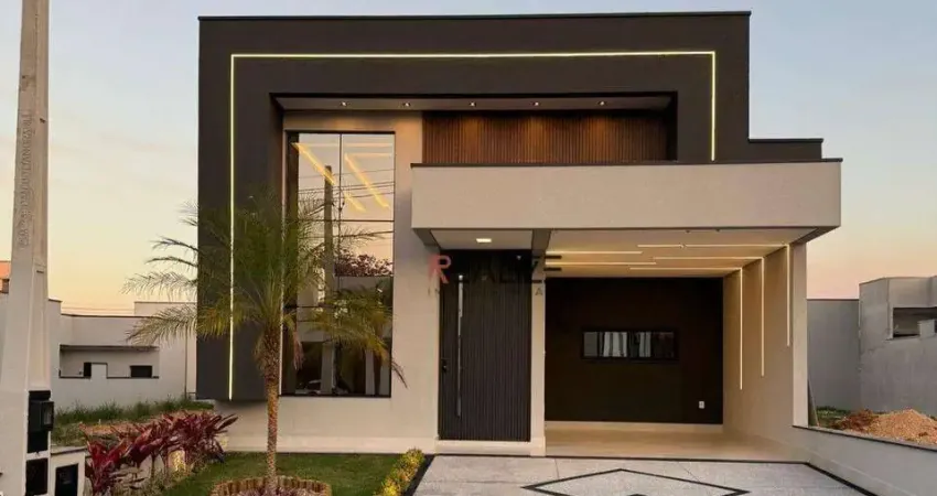 Casa térrea com 3 suítes à venda, por r$ 1.350.000 - condomínio park gran reserve - indaiatuba/sp