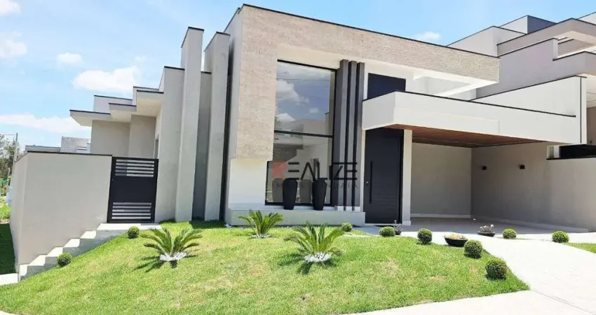 Casa de esquina moderna com 3 suítes à venda – 204 m² por r$ 1.780.000 | condomínio fechado – indaiatuba/sp