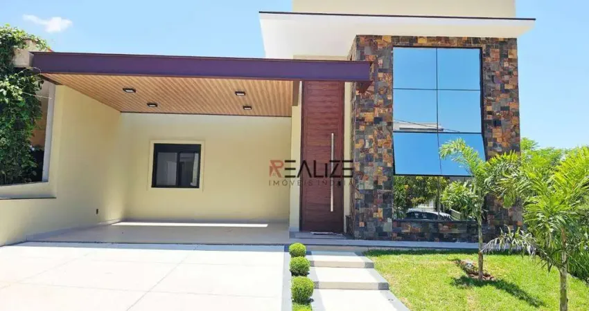 Casa com quintal e vista para área verde à venda, 157 m² por r$ 1.500.000 - condomínio park gran reserve - indaiatuba/sp