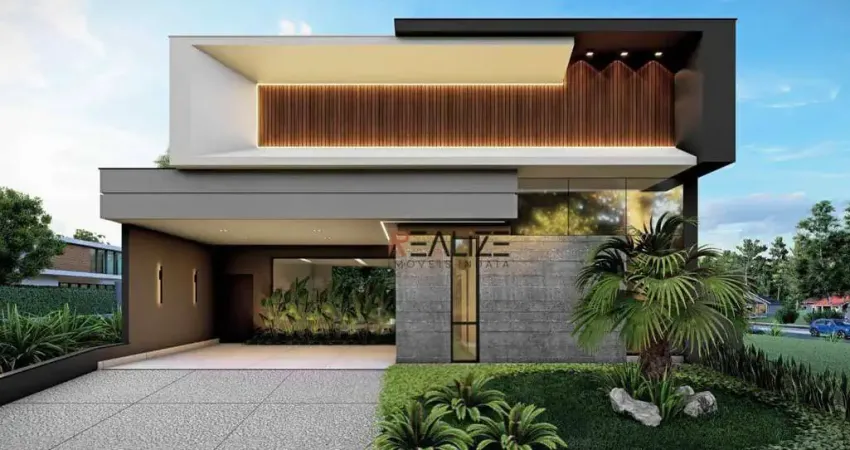 Casa moderna em condomínio fechado à venda em indaiatuba/sp, região nobre e arborizada