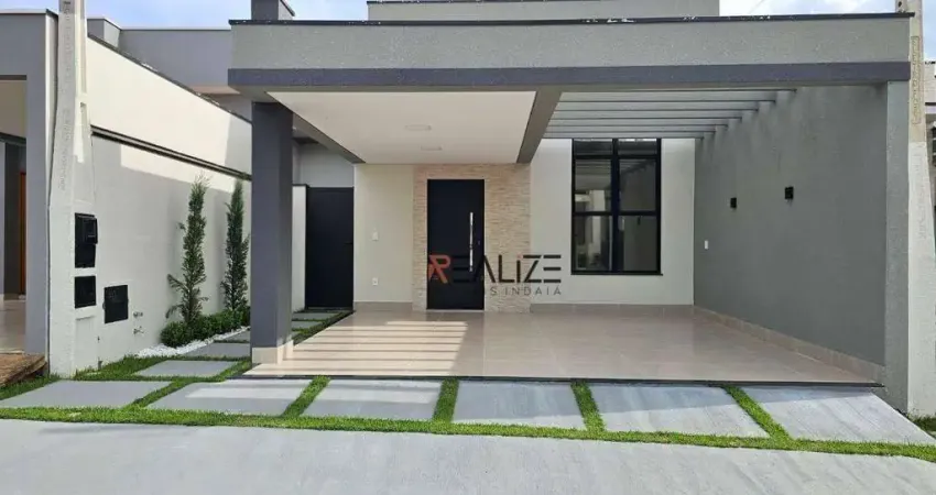 Casa moderna com 3 dormitórios à venda, 105 m² por R$ 960.000 - Condomínio Jardins do Império - Indaiatuba/SP