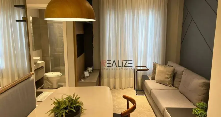 Apartamento lançamento com 2 dormitórios à venda, 48 m² por R$ 316.000 - Condomínio Vívere Residencial - Indaiatuba/SP