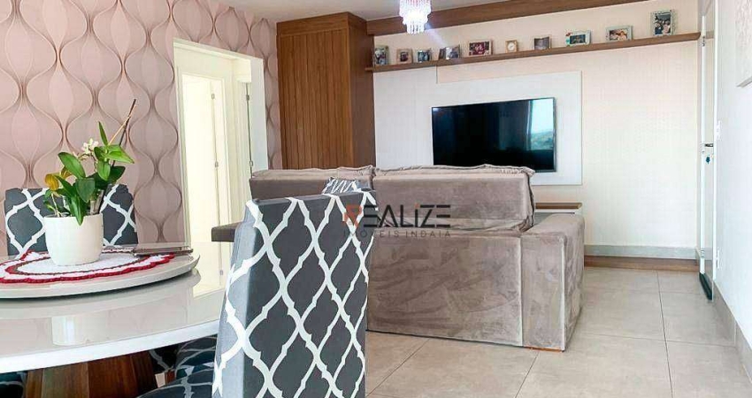 Apartamento com vista parque ecológico e 3 suítes à venda, 124 m² por R$ 1.485.000 - Condomínio Edifício Le Jardin - Indaiatuba/SP