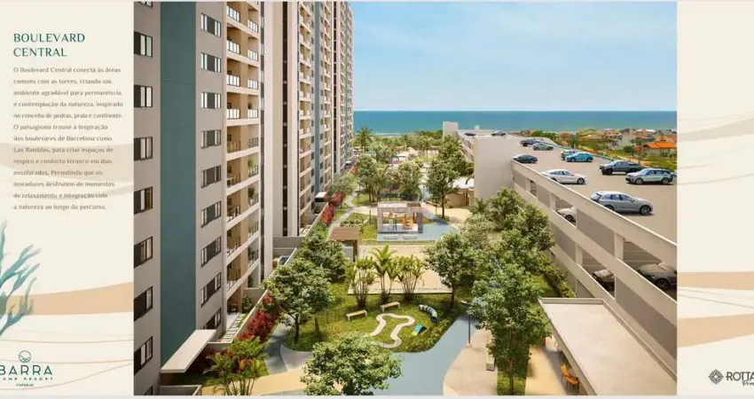 Apartamento com 2 quartos sendo 1 suite - Barra Home Club
