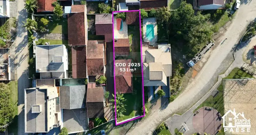 Casas com 2 suites a venda em Itapoá SC - Terreno de 531 m².