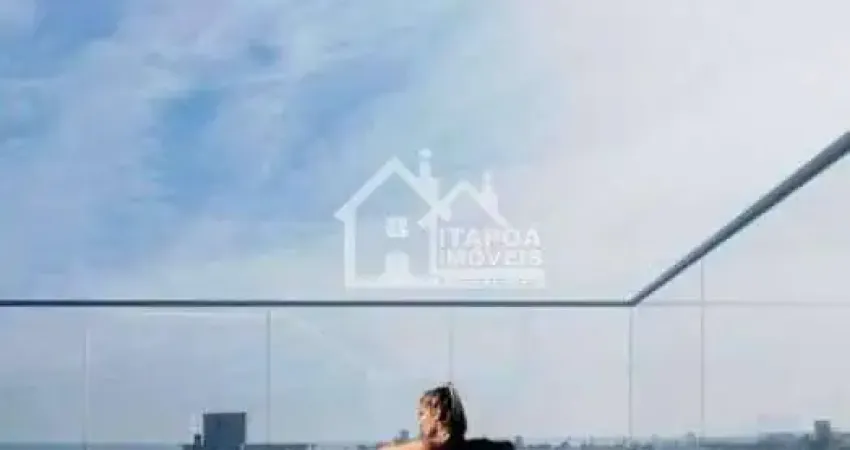 Apartamento c/ 3 suites + lavabo, área de festas com churrasqueira, 36 m² de terraço.