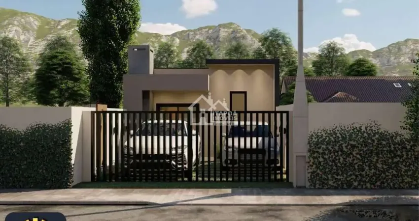 Casa com promoção de lançamento, de r$ 420.000,00 por r$ 357.000,00 .