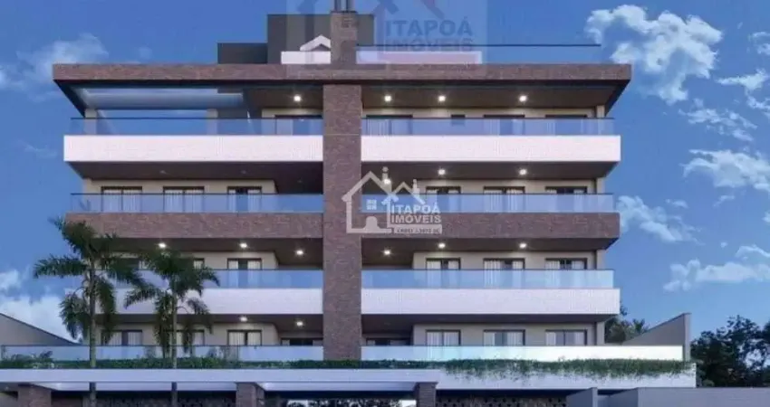 Apartamento c/ 3 suites + lavabo, área de festas com churrasqueira, 36 m² de terraço.