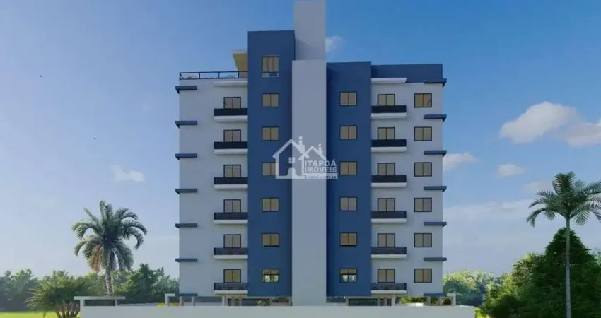 Apartamentos c/ 1 suite + 2 quartos 1 ou 2 vagas garagem em itapoá - sc.