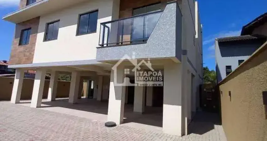 Apartamento na quadra do mar, com 3 dormitórios no balneárioprincesa do mar em itapoá/sc.