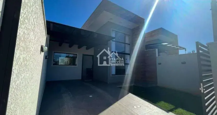 Casa com 3 quartos e 1 suíte, com piscina, na barra do sai - itapoá