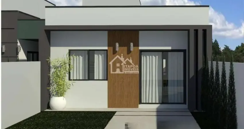 Casa localizada balneário paese apenas 700 metros do mar em itapoá/sc