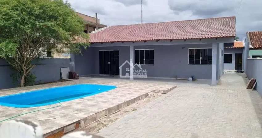 Casa com 3 quartos, são josé - itapoá a 30 metros da av. josé pacheco
