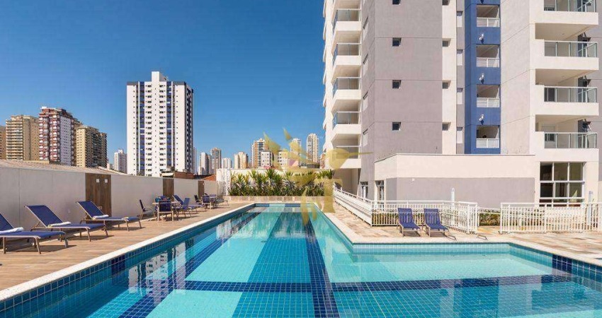 Apartamento com 2 dormitórios e sacada gourmet à venda, 66 m² por R$ 880.000 - Tatuapé