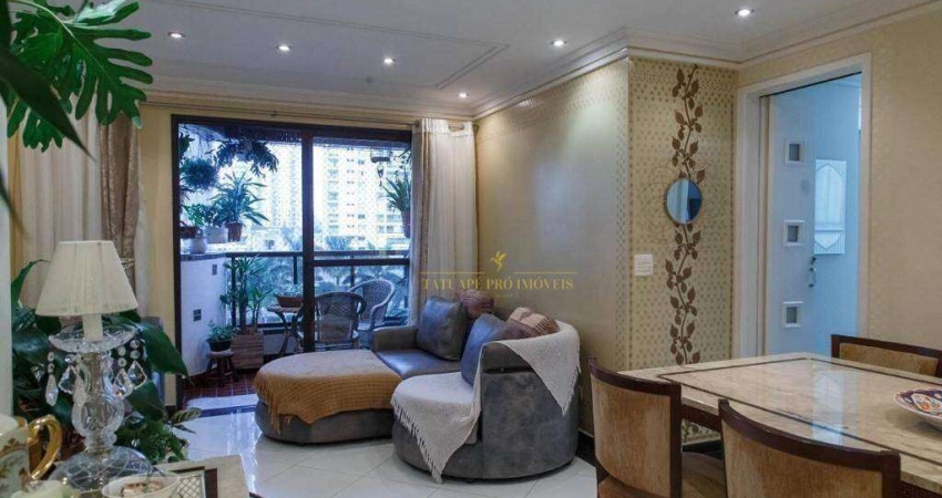 Apartamento com 3 dormitórios à venda, 84 m² por R$ 845.000,00 - Tatuapé - São Paulo/SP