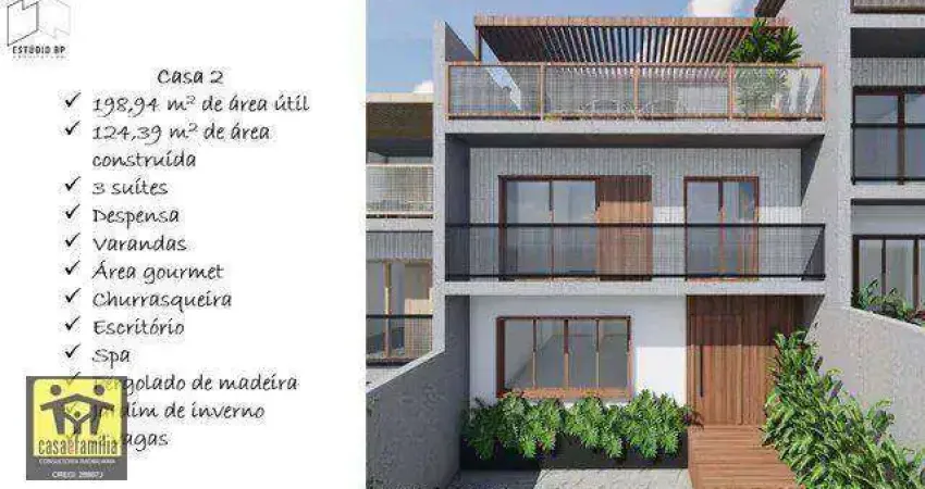 Sobrado em construção com 3 dormitórios à , todos suítes  - Vila Gumercindo - São Paulo/SP