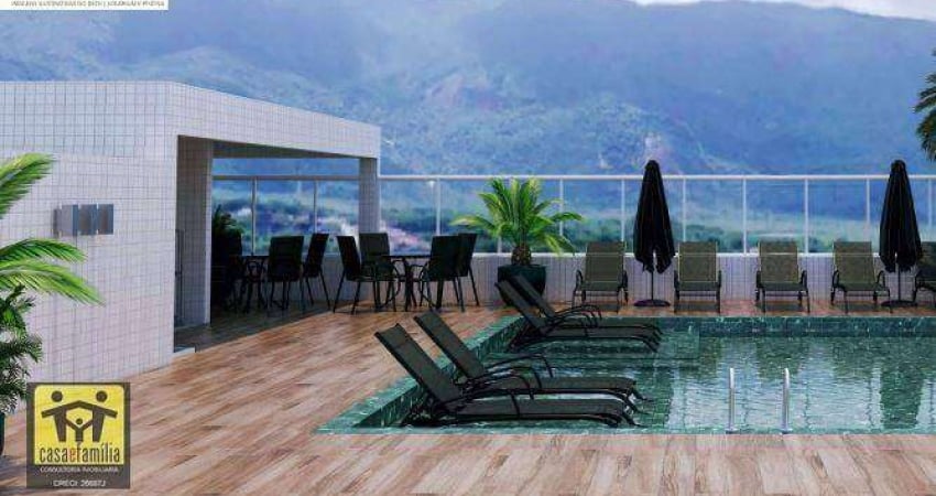 Apartamento em construção com 2 dormitórios à venda, 64 m² por R$ 453.376 - Centro - Bertioga/SP