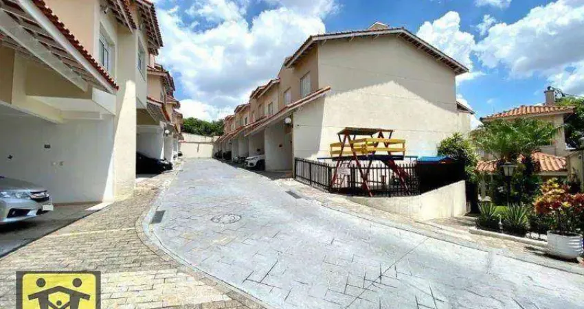 Sobrado triplex em condomínio fechado com 3 dormitórios à venda, 153 m² por R$ 750.000 - Sítio da Figueira - São Paulo/SP