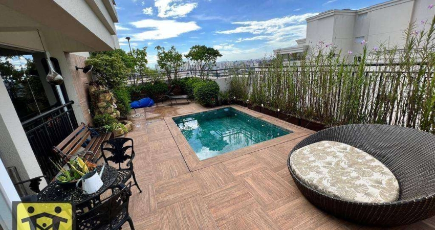 Cobertura penthouse com 3 dormitórios, todos suítes  - Ipiranga - São Paulo/SP