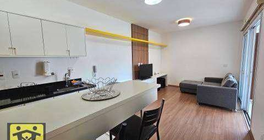 Apartamento com 1 dormitório para alugar, 56 m² por R$ 6.884/mês - Paraíso - São Paulo/SP