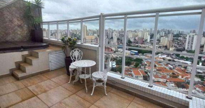 Cobertura duplex mobiliada  com 3 suítes/3gars 150 m² por R$ 1.900.000 - Vila Mariana - São Paulo/SP