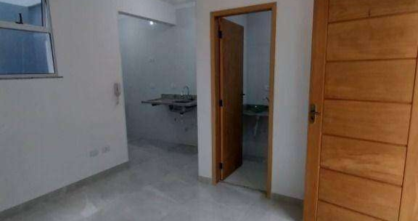 Apartamento novo com 2 dormitórios à venda, 36 m² por R$ 289.000 - Vila Monumento - São Paulo/SP