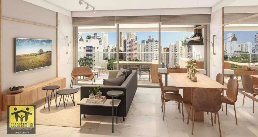 Apartamento  novo com 4 dormitórios à venda, 146 m² por R$ 1.869.210 - Chácara Klabin - São Paulo/SP