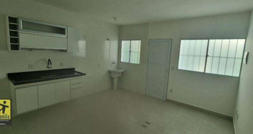 Casa com 1 dormitório para alugar, 32 m² por R$ 1.703,00/mês - Vila Santo Estéfano - São Paulo/SP