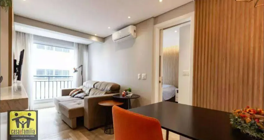 Apartamento com 1 dormitório à venda, 42 m² por R$ 680.000,00 - Campo Belo - São Paulo/SP