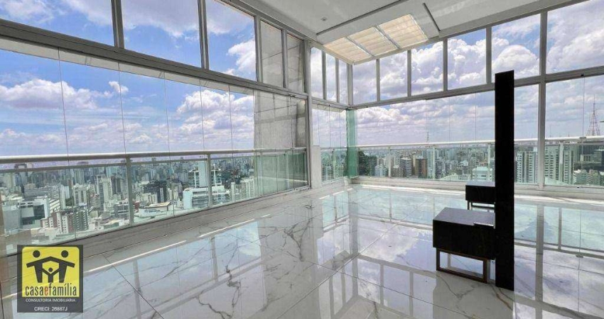 Apartamento com 1 dormitório à venda, 118 m² por R$ 3.990.000 - Cerqueira César - São Paulo/SP