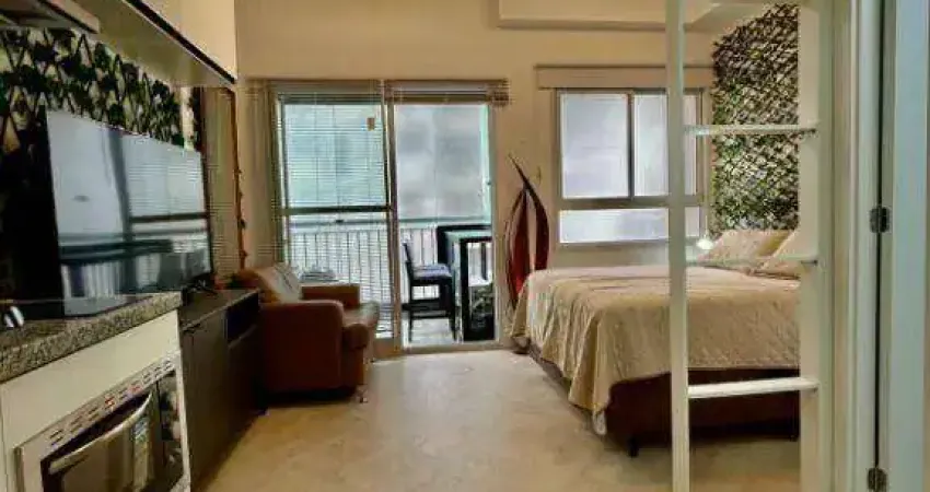 Studio novo mobiliado com 1 dormitório para alugar, 27 m² por r$ 3.440/mês - vila clementino - são paulo/sp