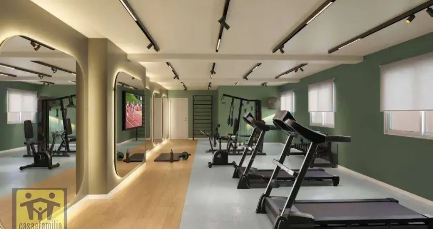 Apartamento em construção com 1 dormitório à venda, 25 m² por r$ 217.900 - conceição - são paulo/sp