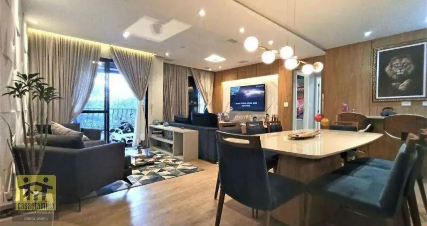 Apartamento com 3 dormitórios à venda, 87 m² por r$ 745.000,00 - vila santo estéfano - são paulo/sp