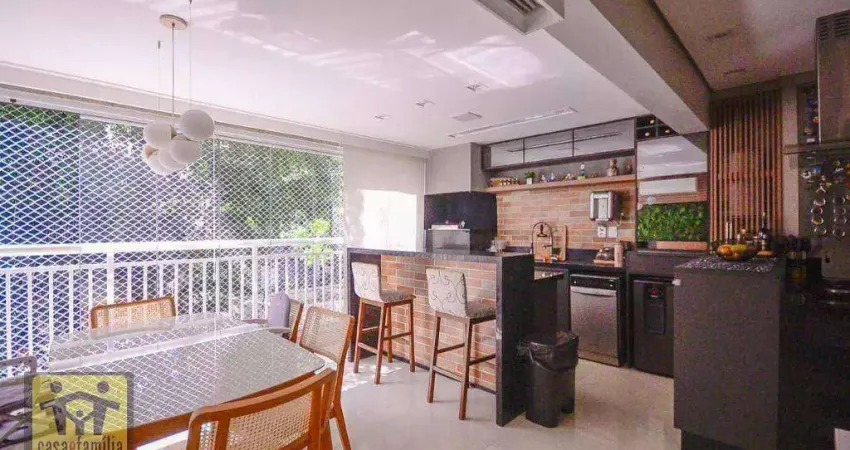 Apartamento garden com 2 dormitórios para alugar, 116 m² por r$ 11.294,00/mês - ipiranga - são paulo/sp