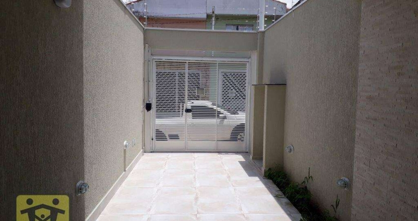Sobrado novo com 3 dormitórios à venda, 125 m² por R$ 990.000 - Vila Brasílio Machado - São Paulo/SP