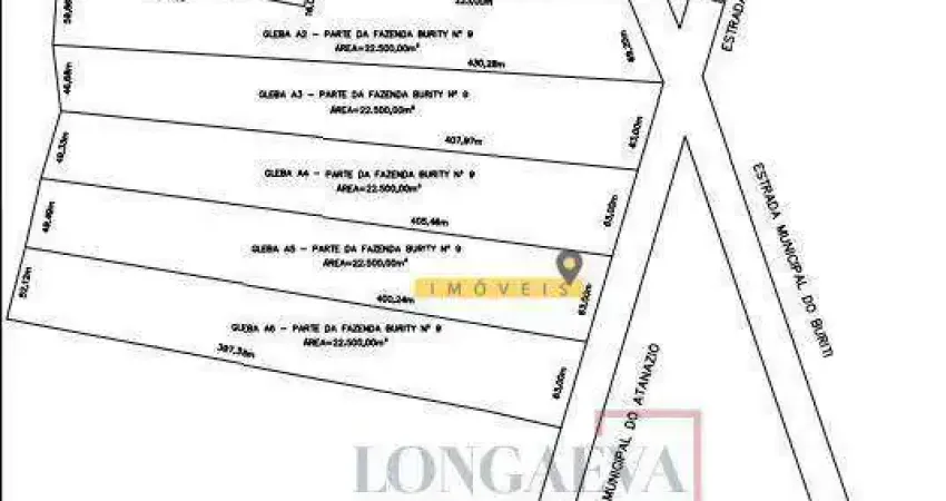 Área à venda, 22500 m² por R$ 2.250.000 - Feital - Pindamonhangaba/SP