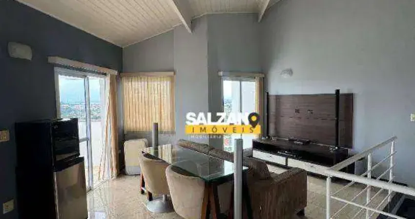 Cobertura com 2 dormitórios para alugar, 125 m² por R$ 4.000,00/mês - Edifício Village Towers - Taubaté/SP