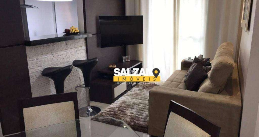 Apartamento com 2 dormitórios à venda, 62 m² por R$ 330.000 - Parque Senhor do Bonfim - Taubaté/SP