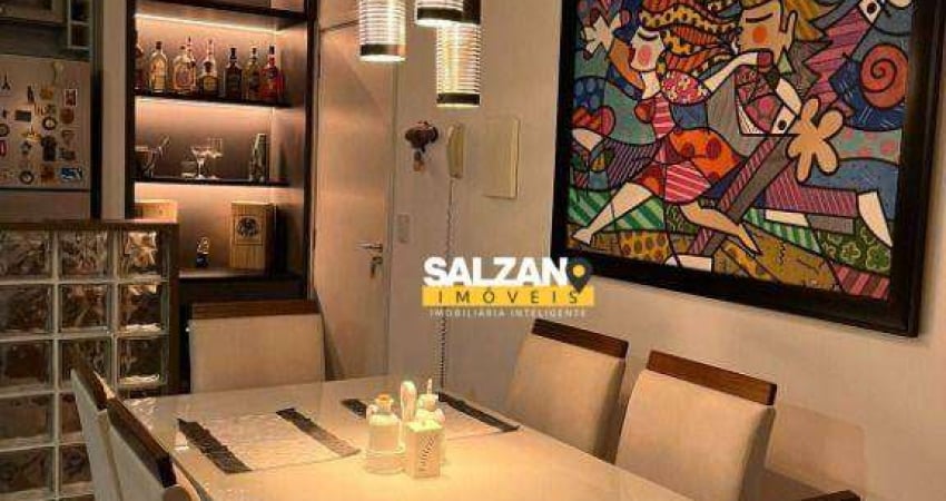 Apartamento com 2 dormitórios à venda, 63 m² por r$ 450.000,00 - residencial cyan boulevard das águas - taubaté/sp