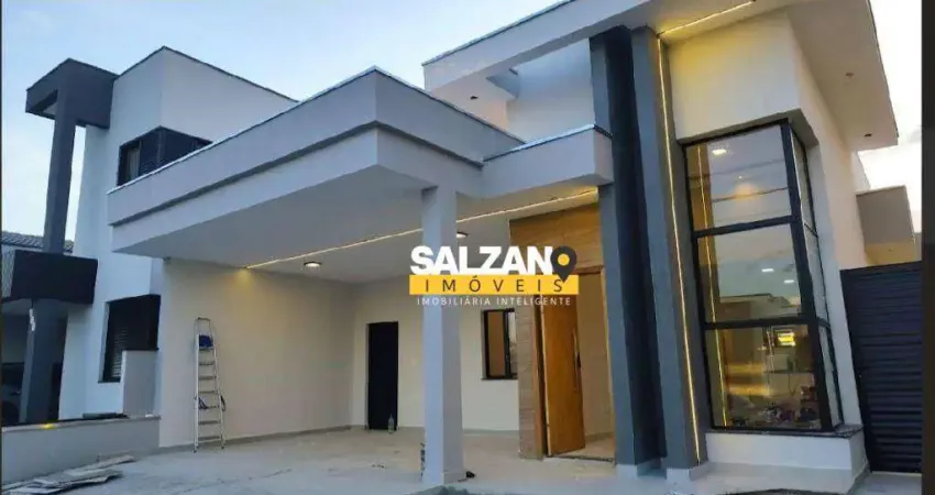 Casa com 3 dormitórios, 133 m² - venda por r$ 780.000,00 ou aluguel por r$ 5.322,00/mês - condomínio reserva do vale - caçapava/sp