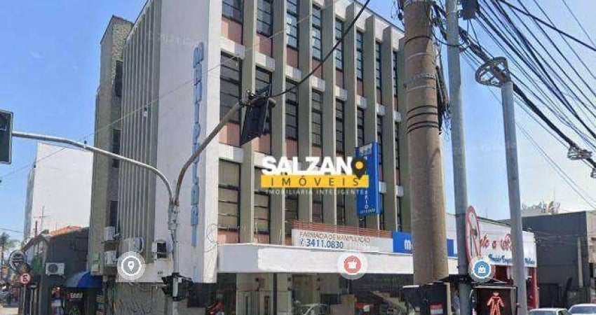 Sala para alugar, 52 m² por r$ 1.650,00/mês - centro - taubaté/sp